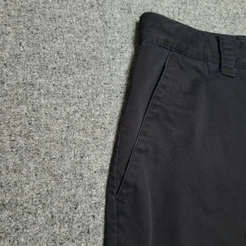 Vintage Y2K No Fear Shorts Mens 40 Black Skater Grunge Baggy Streetwear Punk